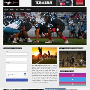 Athlete NIL Branding Website